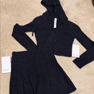 lululemon athletica Black Skirt Set